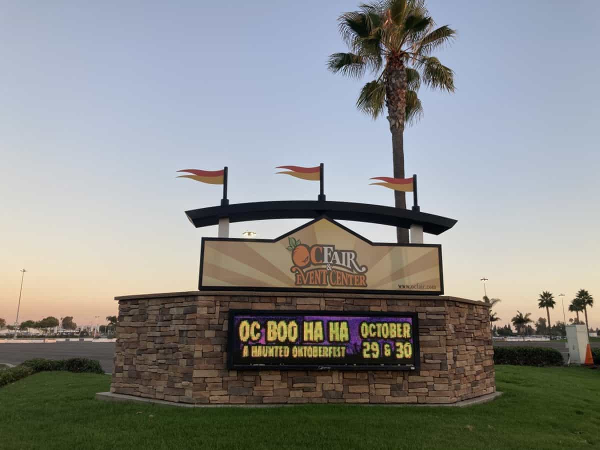 OC Fair & Event Center Sign