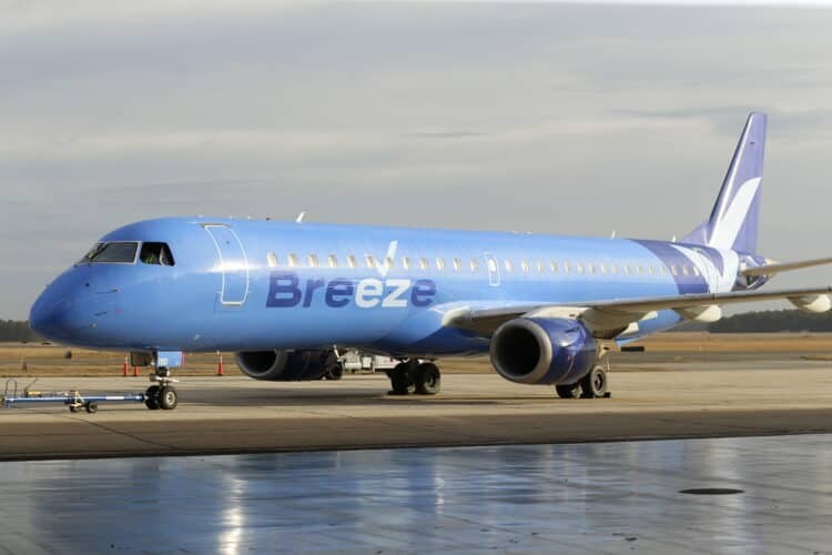 Breeze Airlines Starts Service At John Wayne Airport Today
